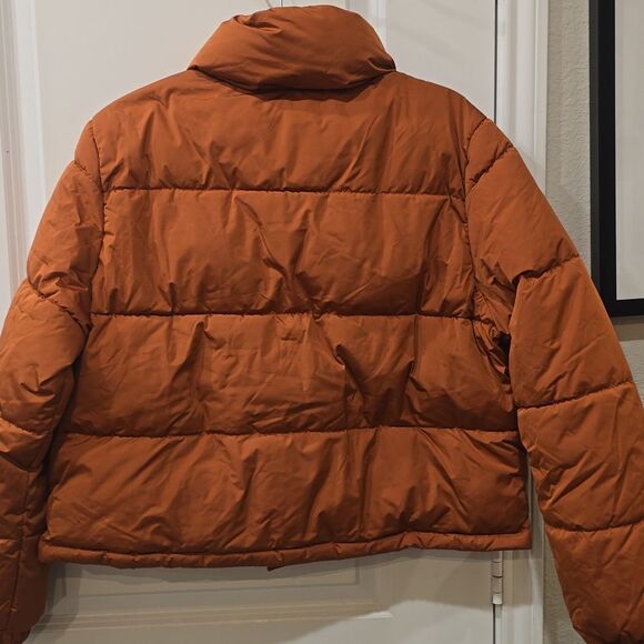 Vans Aubrey Primaloft Puffer Jacket- Auburn Orange - Picture 10 of 10